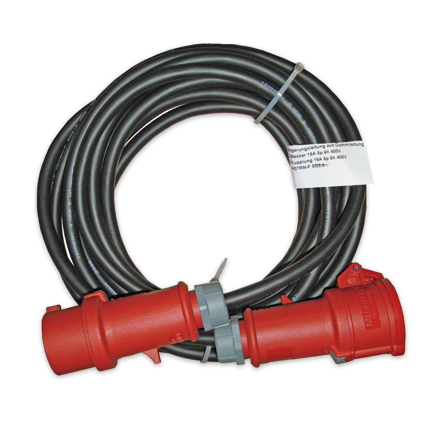 16A CEE-Verlängerungskabel 10 m / Q2.5 mm²