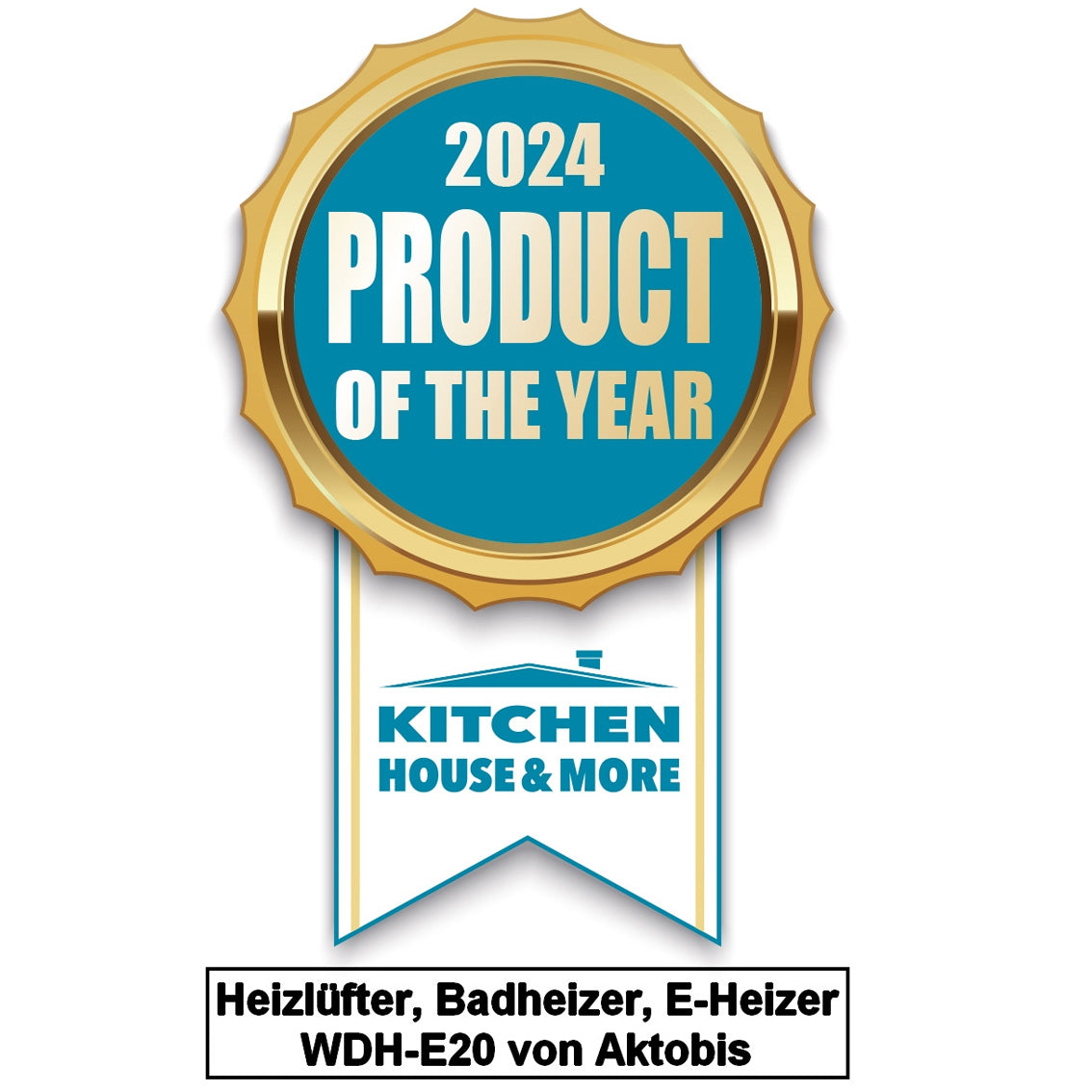 Kleiner Heizlüfter für Bad WDH-E20 2kW