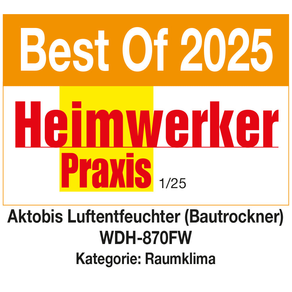 Starker Luftentfeuchter mit WLAN WDH-870FW