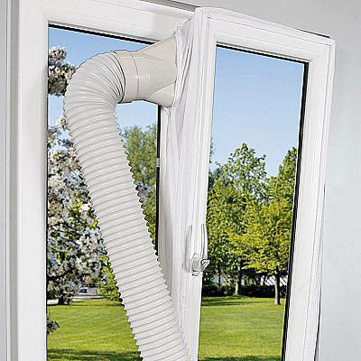 Fensterdichtung für Klimageräte mit Abluftschlauch
