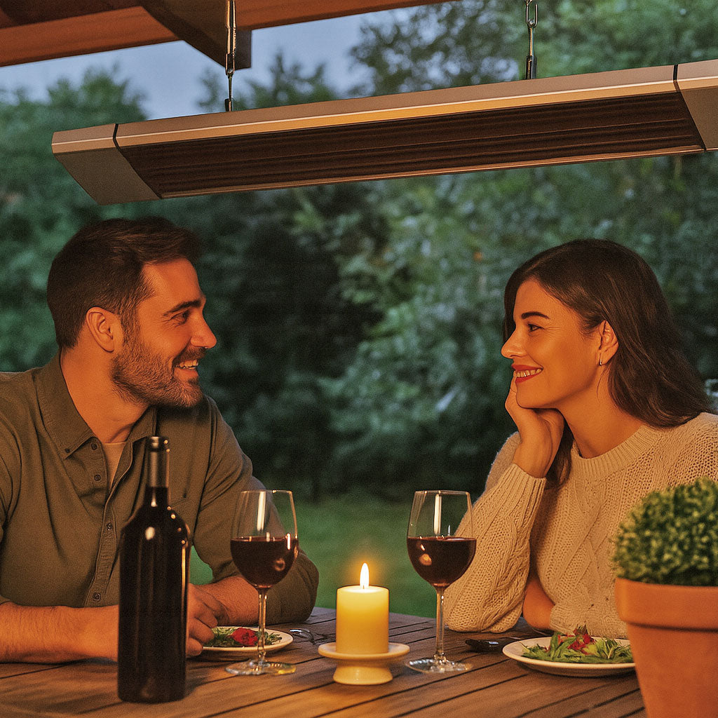 Infrarot Dunkelheizstrahler für Wand und Decke 2.4 kW WDH-180DS