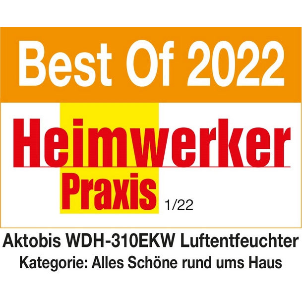 Kleiner Luftentfeuchter mit WLAN WDH-310EKW