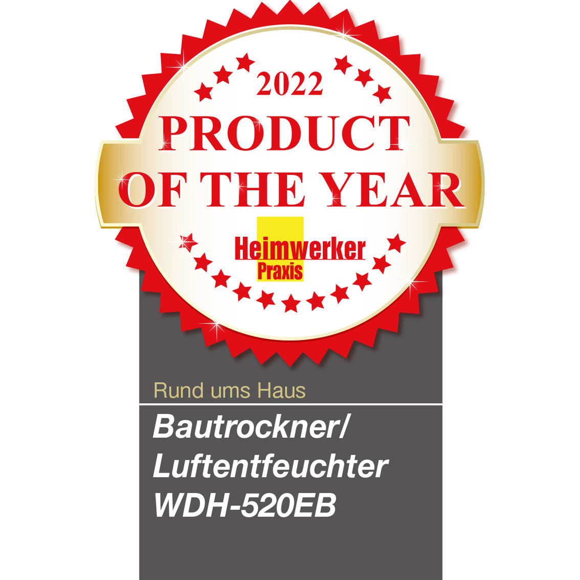 Luftentfeuchter WDH-520EB / AKTO 521 – Testsieger gegen Schimmel & feuchte Keller