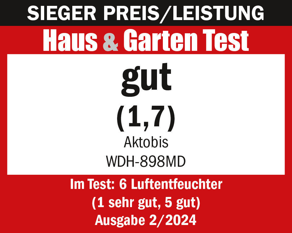 Mini-Luftentfeuchter ohne Kompressor WDH-898MD