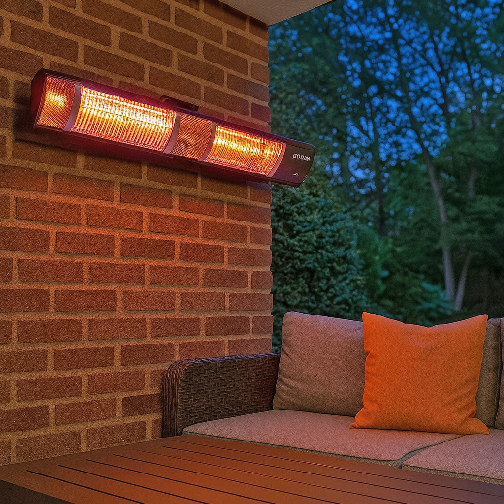 Kräftiger Infrarot Wand-Heizstrahler WDH-300WS 3000W