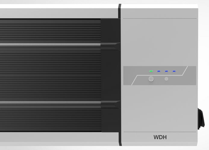Infrared dark radiant heater for wall and ceiling 2.4 kW WDH-180DS